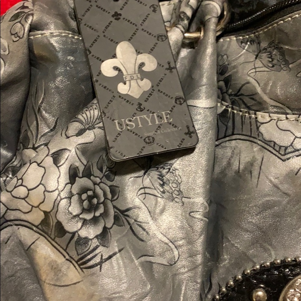 NWT USTYLE HAND-PAINTED PURSE&… - Picture 2 of 11